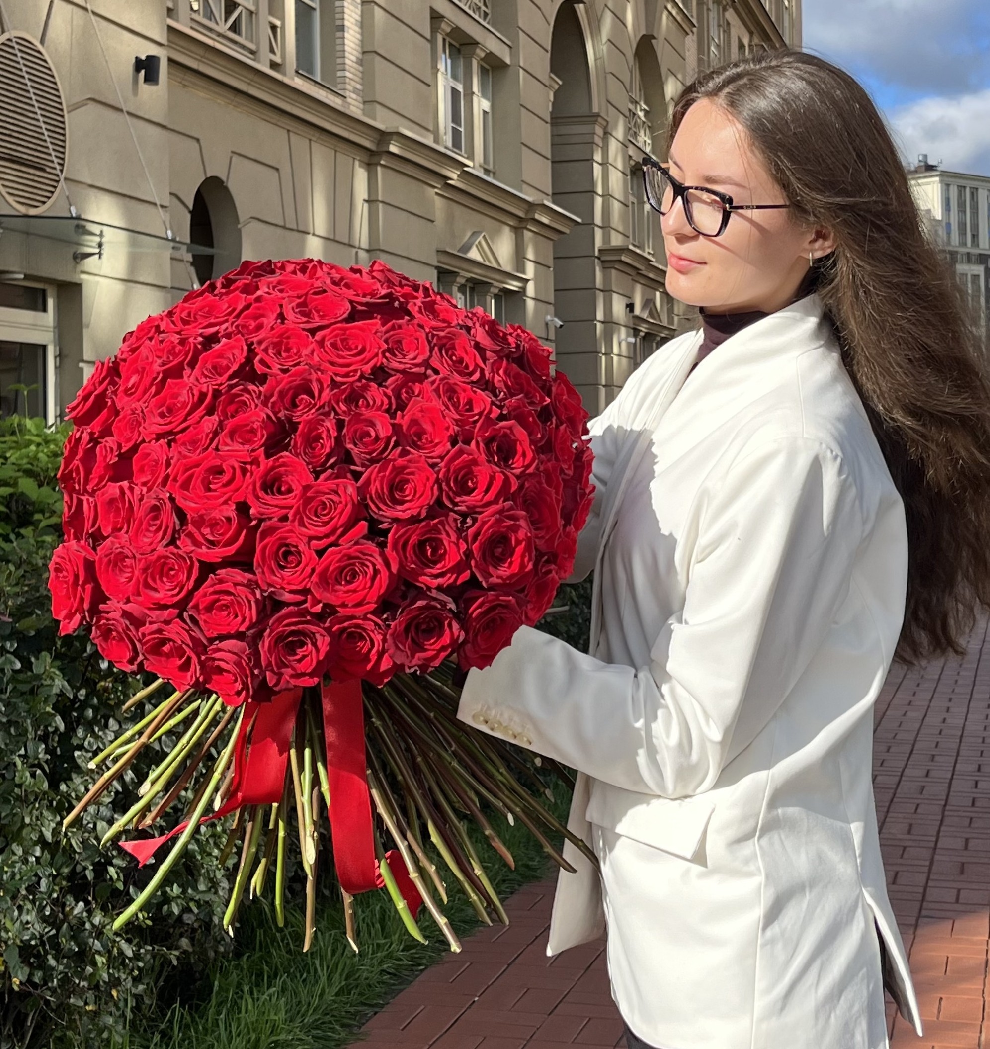 Букет из 101 розы