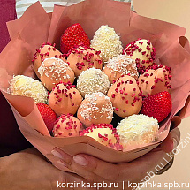 Букет из клубники в шоколаде от Gourmet